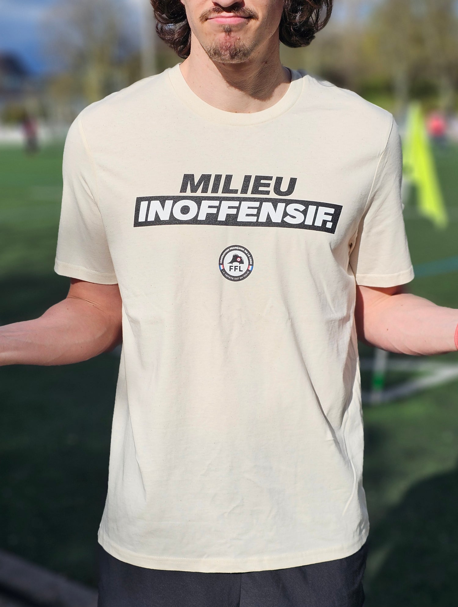 T-shirt humour foot milieu inoffensif