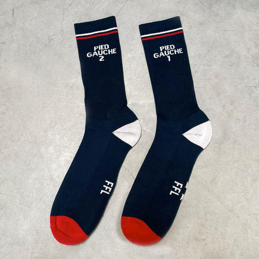 Chaussettes FFL pied gauche
