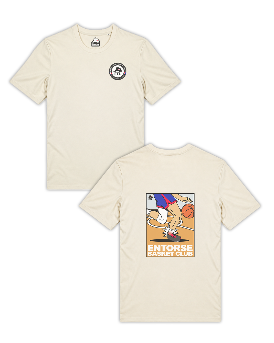 T-shirt Entorse Basket Club