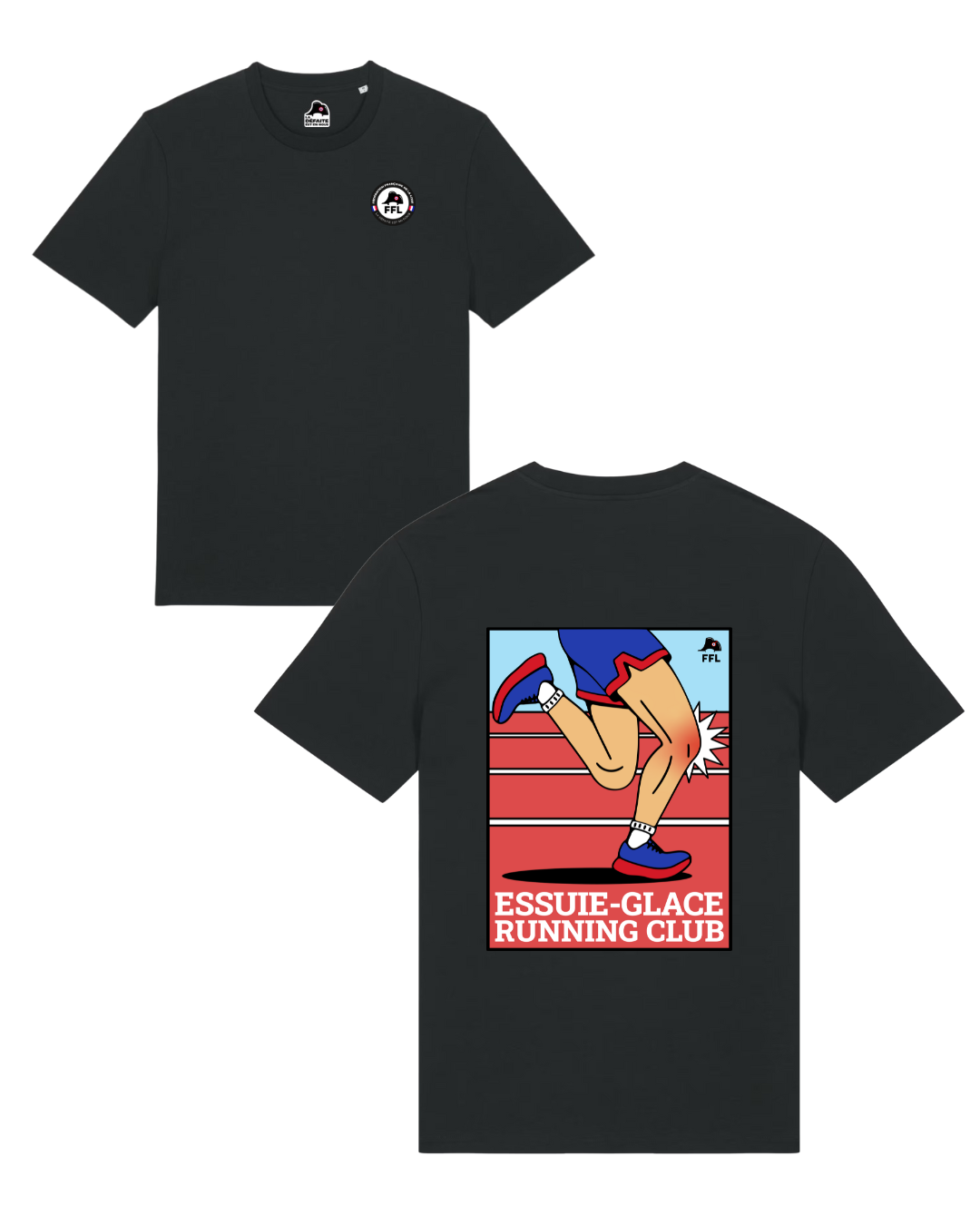 T-shirt Tendinite/Périostite/Essuie-glace Running Club