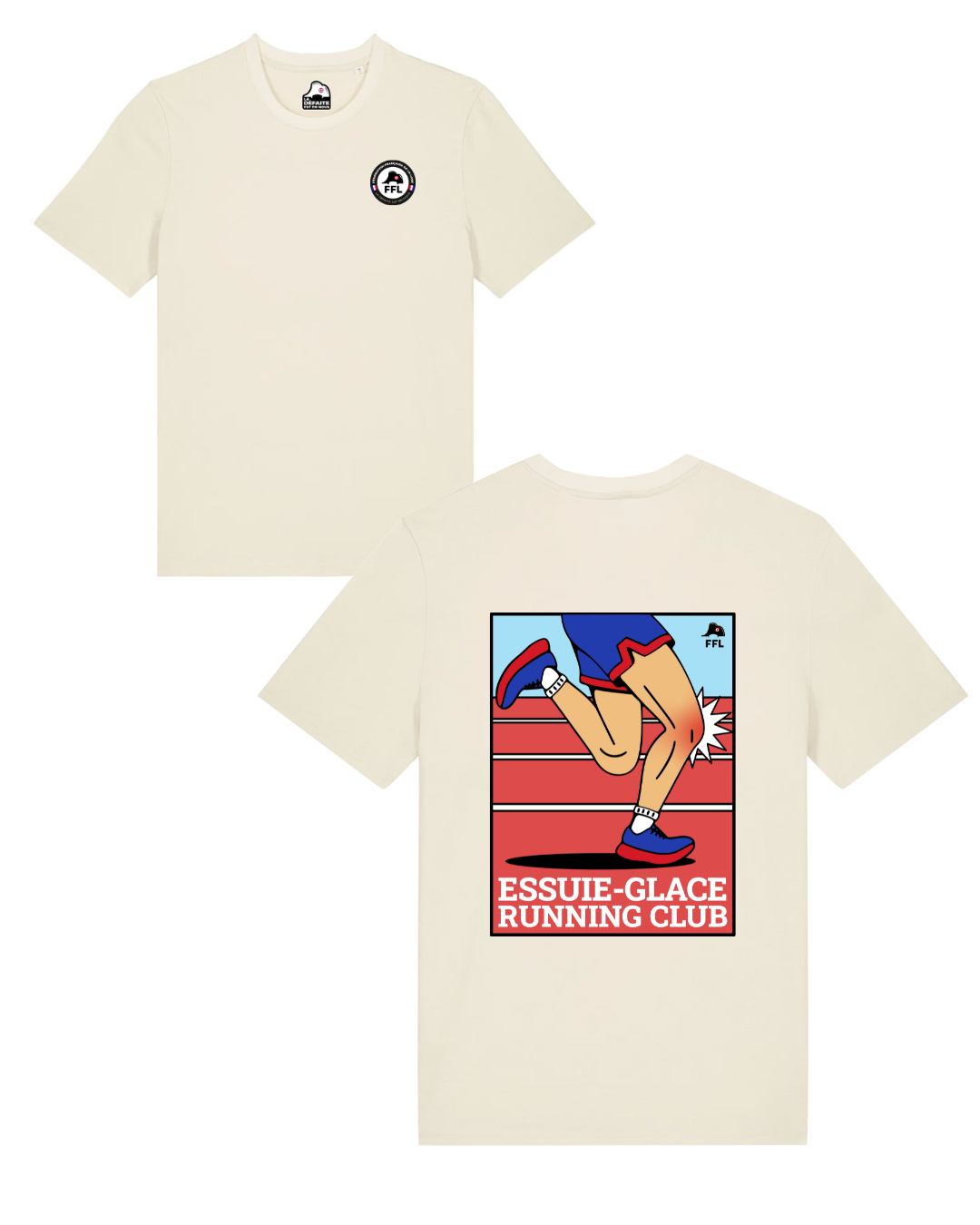 T-shirt Tendinite/Périostite/Essuie-glace Running Club