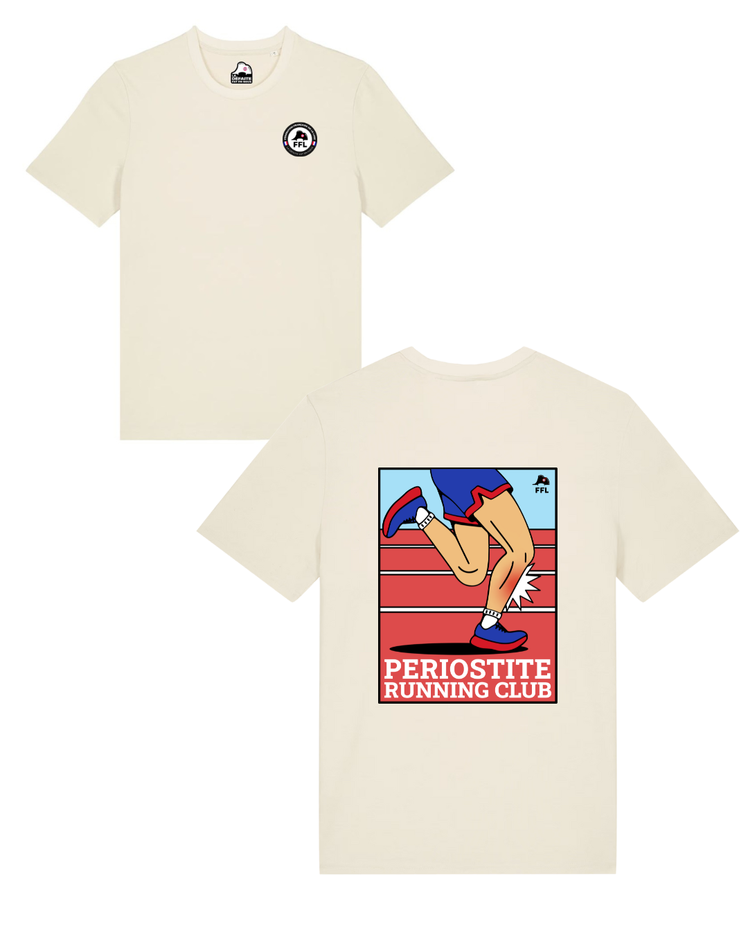 T-shirt Tendinite/Périostite/Essuie-glace Running Club
