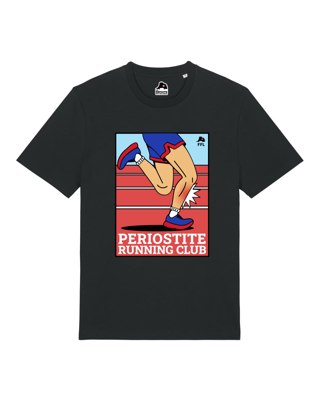 T-shirt Tendinite/Périostite/Essuie-glace Running Club