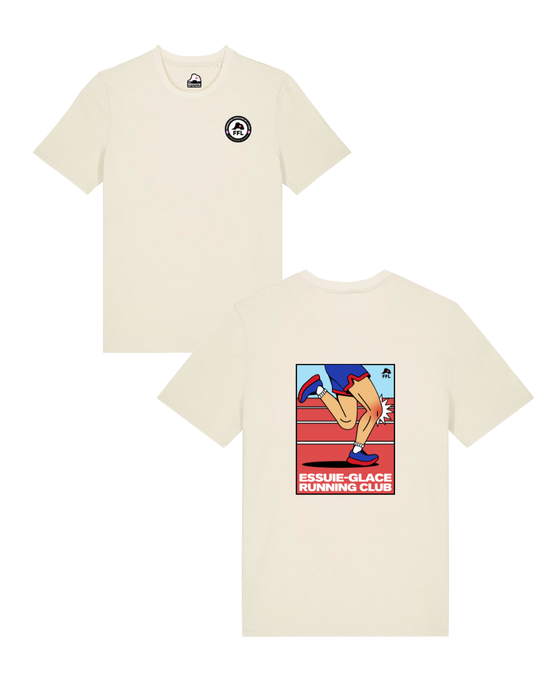 T-shirt Tendinite/Périostite/Essuie-glace Running Club