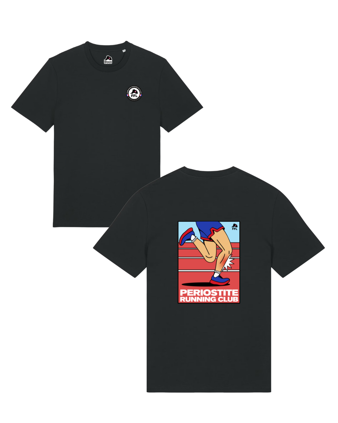 T-shirt Tendinite/Périostite/Essuie-glace Running Club