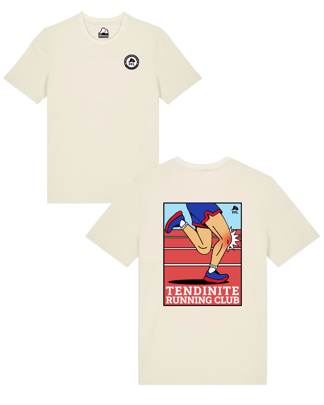 T-shirt Tendinite/Périostite/Essuie-glace Running Club