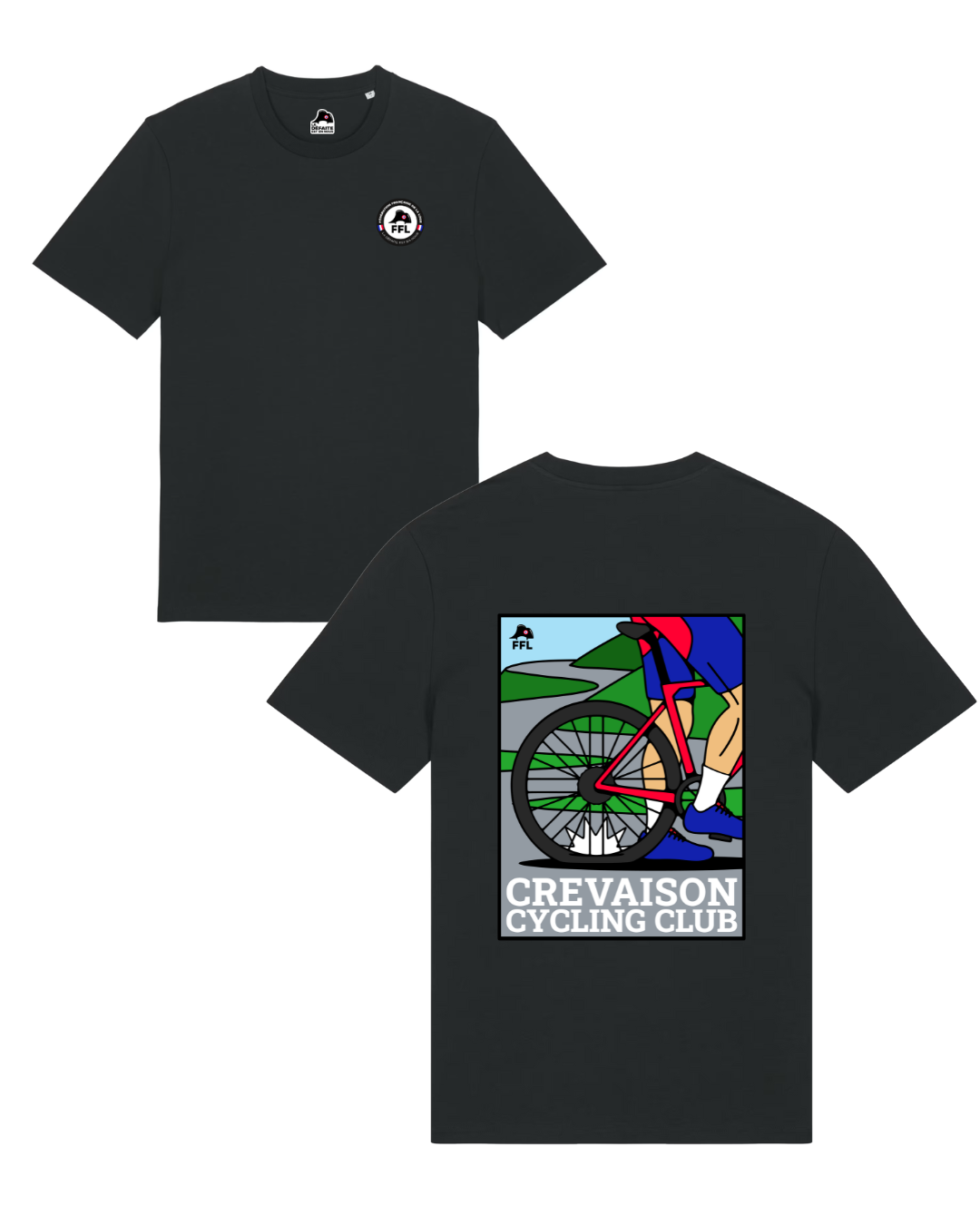 T-shirt Crevaison Cycling Club